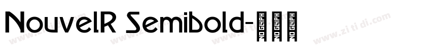 NouvelR Semibold字体转换